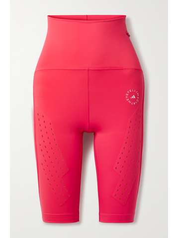 ADIDAS BY STELLA MCCARTNEY TruePurpose perforated recycled stretch shorts