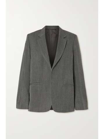 TOTÊME Herringbone wool-blend blazer