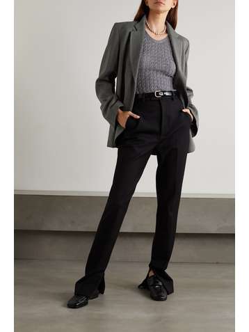 TOTÊME Herringbone wool-blend blazer