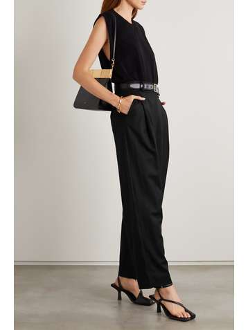 TOTÊME Pantalon en laine mélangée à plis