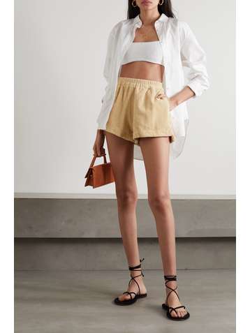 TERRY Estate Shorts aus Baumwollfrottee