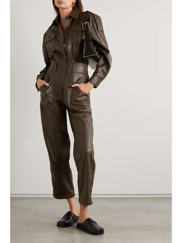 LVIR Faux leather jumpsuit