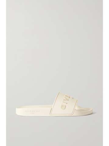 GIVENCHY Logo-print rubber slides