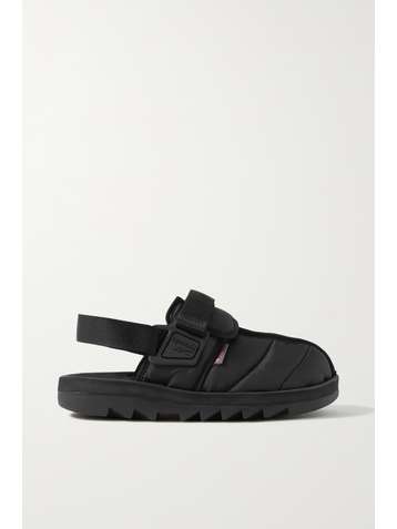 REEBOK Beatnik flache Slingback-Schuhe aus gestepptem Shell mit Ripsbandbesatz