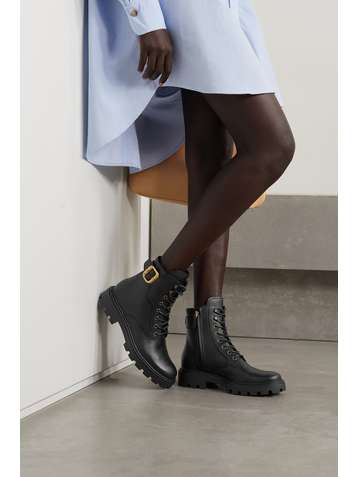 TOD'S Gomma Pesante buckled leather ankle boots