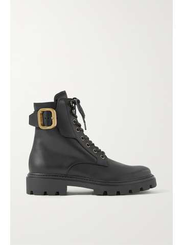TOD'S Gomma Pesante buckled leather ankle boots