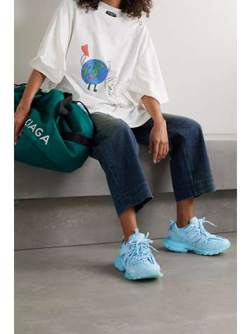 BALENCIAGA Track Sneakers aus Mesh und Gummi mit Logodetail