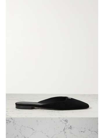 TOTÊME Embellished suede mules