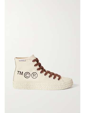 ACNE STUDIOS Ballow Sneakers aus Baumwoll-Canvas mit Print