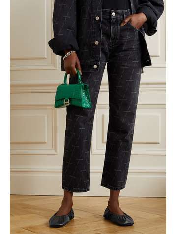BALENCIAGA Ballerines en cuir froncé Tug