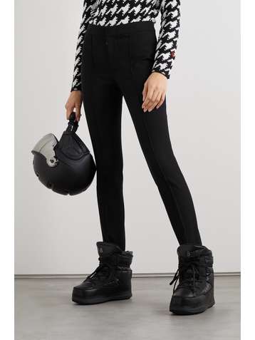 BOGNER La Plagne faux patent leather-trimmed padded shell snow boots