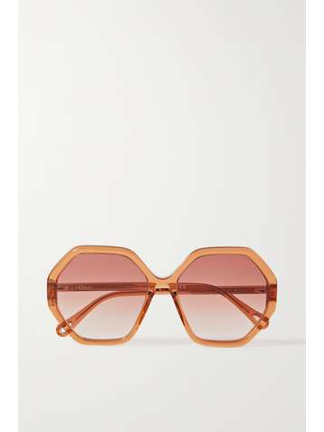 CHLOÉ Esther octagon-frame acetate sunglasses