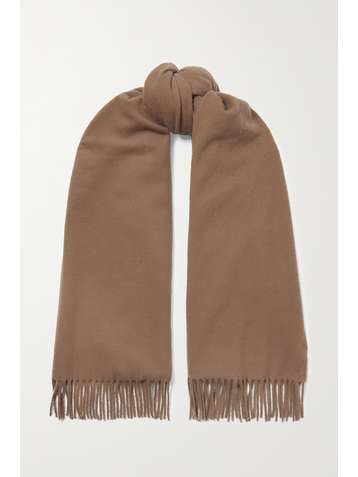 ACNE STUDIOS Oversized fringed wool scarf