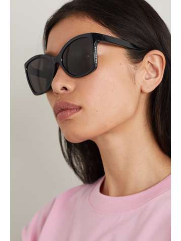 BALENCIAGA Sonnenbrille mit eckigem Rahmen aus Azetat