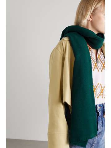 ACNE STUDIOS Vernon fringed wool scarf