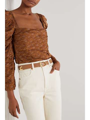 KHAITE Ceinture en cuir Bambi