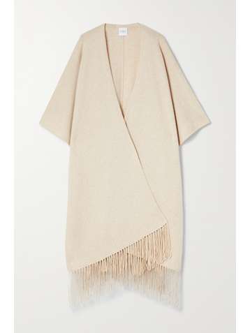 MADELEINE THOMPSON Leysin fringed cashmere wrap