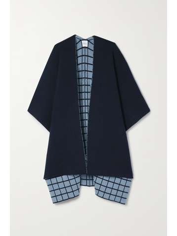 MADELEINE THOMPSON Scuol reversible wool and cashmere-blend wrap