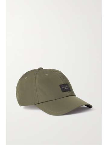 RAG & BONE Casquette en tissu technique recyclé à appliqué Addison