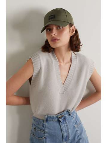RAG & BONE Casquette en tissu technique recyclé à appliqué Addison
