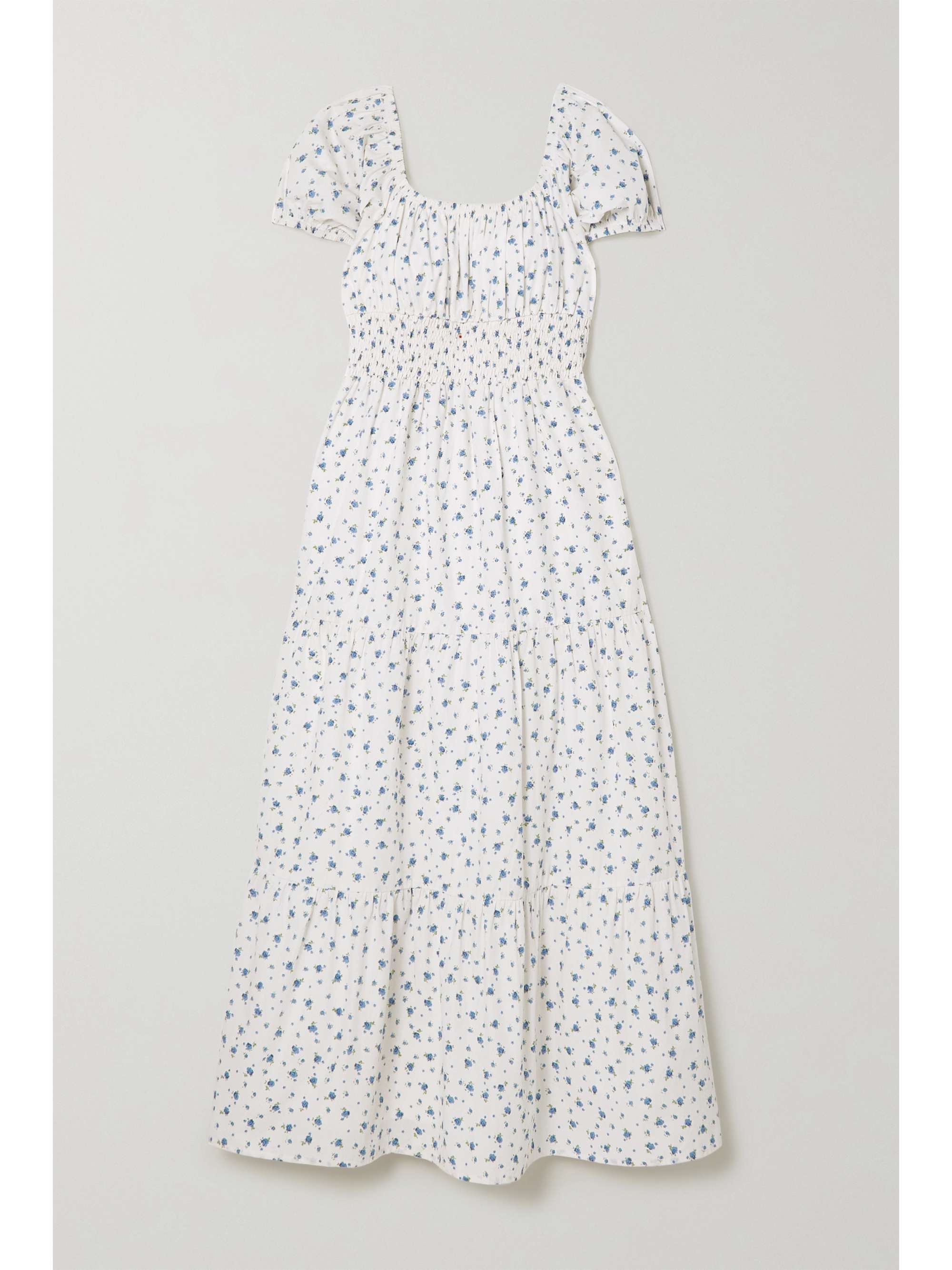 White + NET SUSTAIN Matisse shirred 