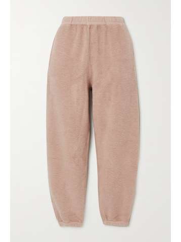 LES TIEN Cotton-fleece track pants