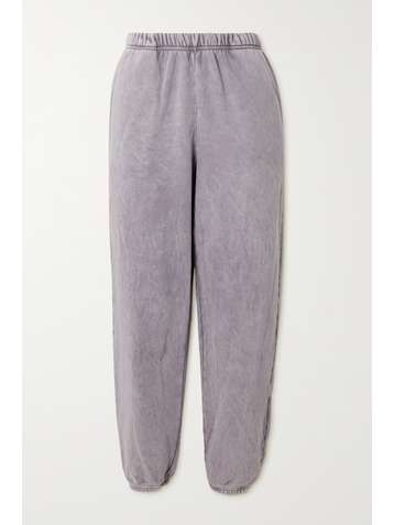 LES TIEN Cotton-jersey track pants