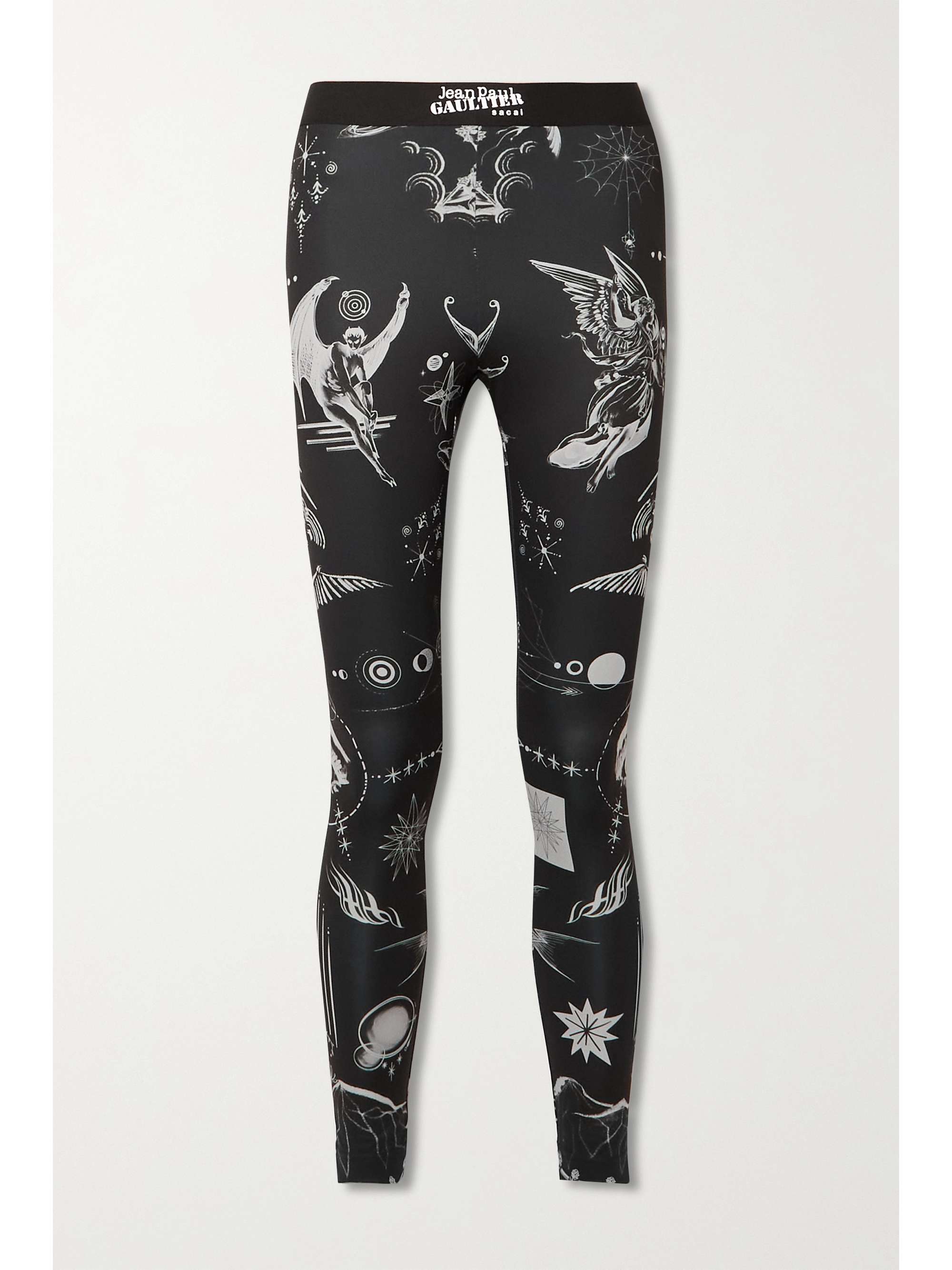 Dr. Woo printed jersey leggings 
