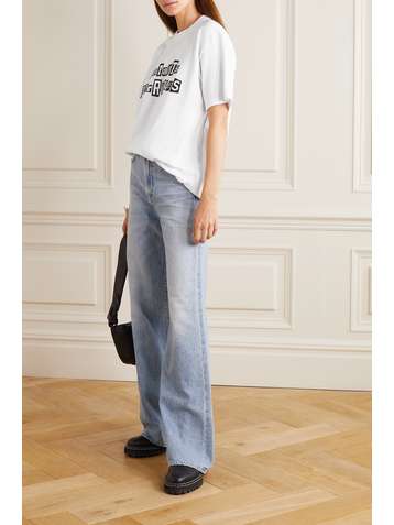 SACAI + Jean Paul Gaultier T-Shirt aus Baumwoll-Jersey mit Print