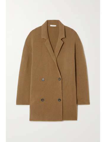 VINCE Cardigan à double boutonnage en laine et cachemire mélangés