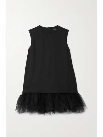 SIMONE ROCHA Georgette and tulle mini dress