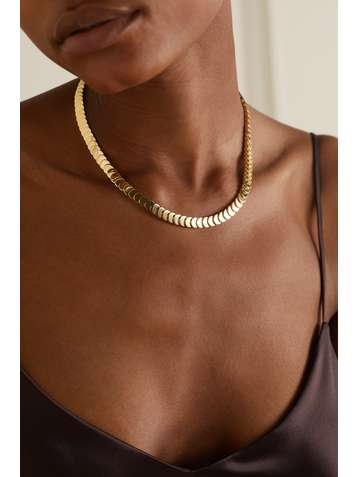 ANITA KO Luna 18-karat rose gold necklace