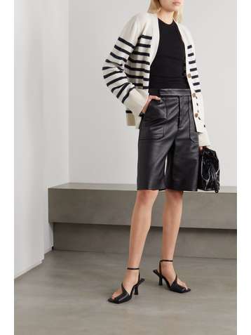 LISA YANG Daphne striped cashmere cardigan