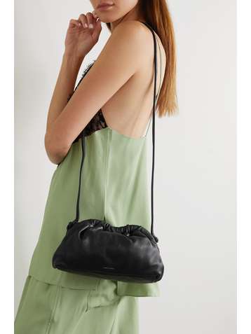 MANSUR GAVRIEL Pochette en cuir à fronces Cloud Mini