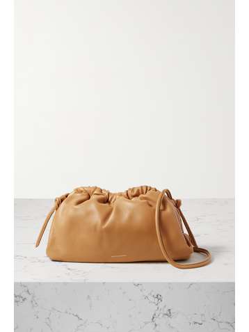 MANSUR GAVRIEL Pochette en cuir à fronces Cloud Mini