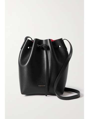 MANSUR GAVRIEL Classic mini Beuteltasche aus strukturiertem Leder