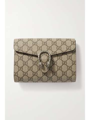 GUCCI Dionysus printed coated-canvas pouch