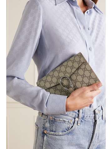 GUCCI Dionysus printed coated-canvas pouch