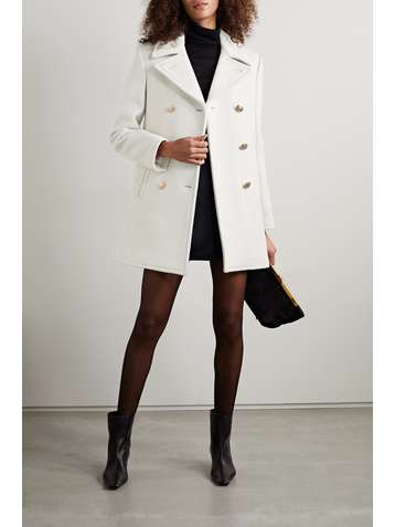 NILI LOTAN Cash double-breasted wool coat