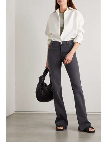 FRAME Le High Flare high-rise jeans
