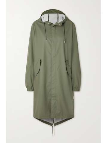RAINS Hooded shell parka