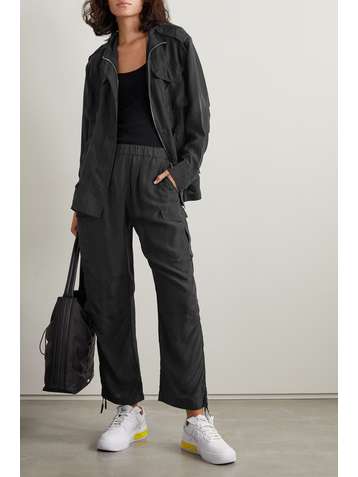 RAG & BONE Roth silk-habotai jacket