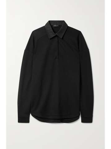 RAG & BONE Joan cotton-blend jersey polo shirt