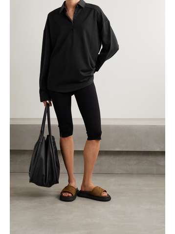 RAG & BONE Joan cotton-blend jersey polo shirt