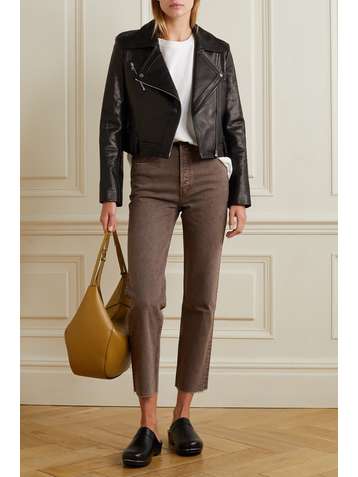 RE/DONE + NET SUSTAIN 70s Stove Pipe high-rise straight-leg jeans