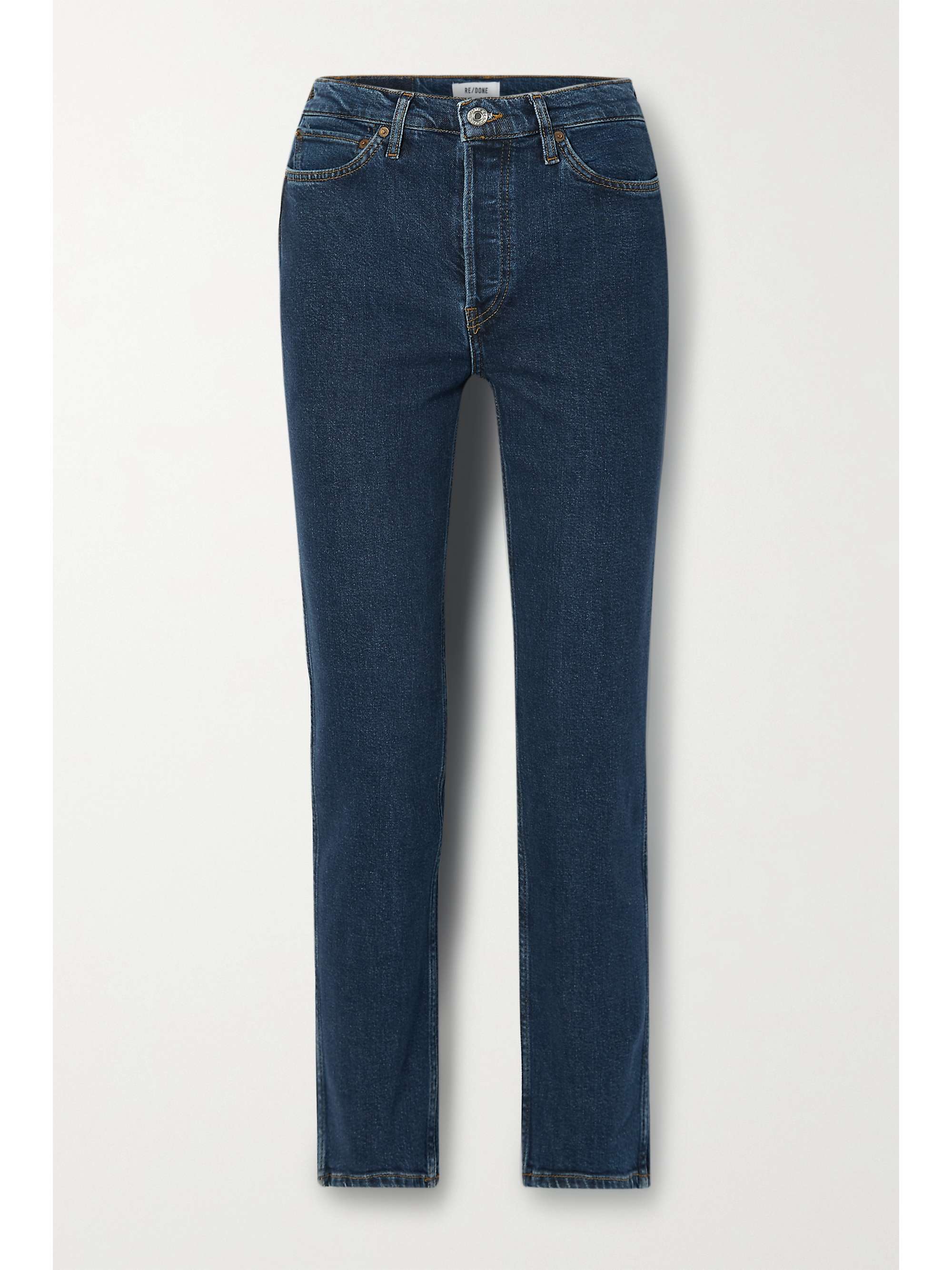 Dark denim + NET SUSTAIN 80s high-rise 