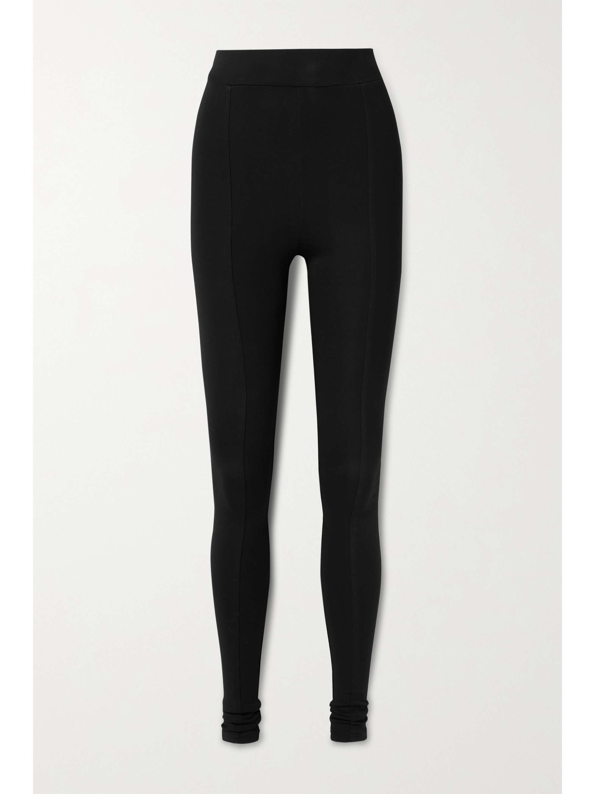 Black Brigetta stretch-ponte leggings 