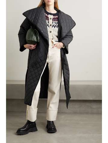THE GREAT. The Heart Fair Isle alpaca-blend cardigan
