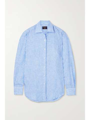 EMMA WILLIS Jermyn Street striped linen shirt