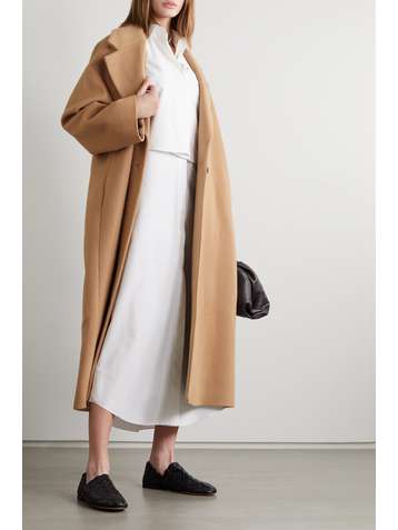 BOUGUESSA Osa oversized wool-blend coat